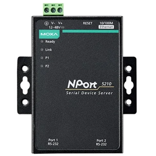 NPort 5210 2-портовый асинхронный сервер RS-232 в Ethernet MOXA